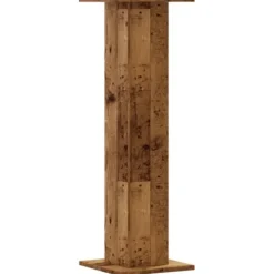 2 - stycken växtställ i åldrat trä - Stabilt konstruerat trä | Storlek: 30x30x95 cm