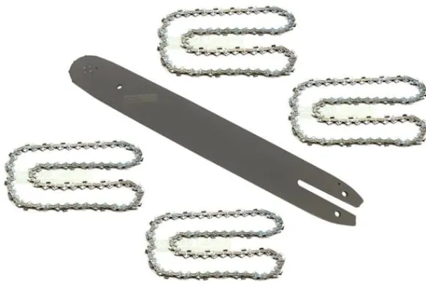 Sale 35 cm (14") / 1,3 mm / 3/8" / 50 TG svärd + 4 X kedja för STIHL motorsåg Trädgårdsmaskiner