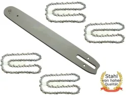 Online 37 cm 1,6 mm 0,325" 62 TG svärd + 4 kedja för Stihl 026 AV MS260 motorsåg Trädgårdsmaskiner