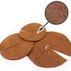 3 Coconut Mulching-skivor 30 cm Kokosfibermatta Kokosfiber Växtskyddsmatta Kokosnöt