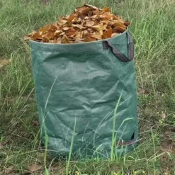 New 63 gallon trädgårdsväska | Bärbar Heavy Duty Återanvändbar soppåshållare | [411] Leaf Yard Waste Bag Trädgårdskorgar