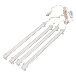 Sale 4 Heads USB-kontakt Dimbar Full Spectrum LED Grow Light med timerfunktion för inomhussuckulenter - 4000K 168 LEDs Kit För Växt- & Örtplantering