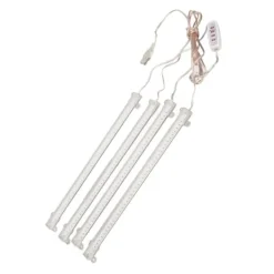 Sale 4 Heads USB-kontakt Dimbar Full Spectrum LED Grow Light med timerfunktion för inomhussuckulenter - 4000K 168 LEDs Kit För Växt- & Örtplantering