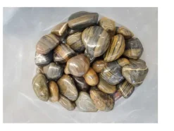 New 40 kg Polerade småsten Blankt grus Flodsten Pebbles Trädgårdsgrus Prydnadsgrus # Trädgårdsstenar & Klivstenar