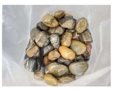 120 kg Polerade småsten Blankt grus Flodsten Pebbles Trädgårdsgrus Prydnadsgrus #
