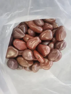 180 kg Polerade småsten Flodsten Pebbles Trädgårdsgrus Prydnadsgrus Röd
