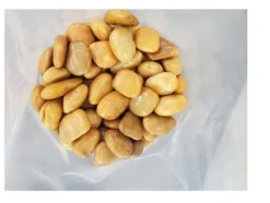 180 kg Polerade småsten Flodsten Pebbles Trädgårdsgrus Prydnadsgrus Gul