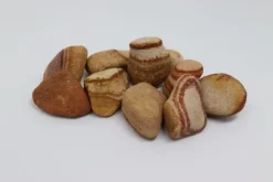 Discount 100 kg småsten River Pebble Pebbles Trädgårdsgrus Prydnadsgrus Dekokies Sandstone Trädgårdsstenar & Klivstenar