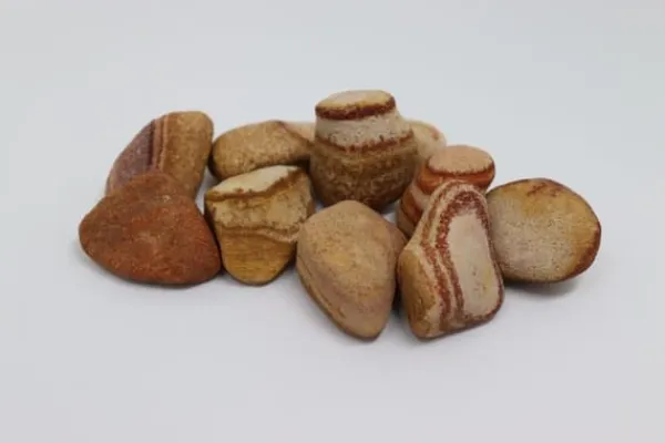 Discount 100 kg småsten River Pebble Pebbles Trädgårdsgrus Prydnadsgrus Dekokies Sandstone Trädgårdsstenar & Klivstenar
