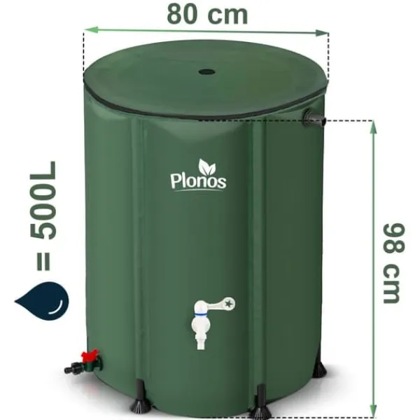 Best 500 l regnvattentank Plonos PL-521 Regntunnor