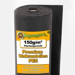70 m² Ogräsbekämpningstyg Trädgårdsfleece Mulchtyg Ogräsbekämpningsmembran 150 g 1 m bred PES