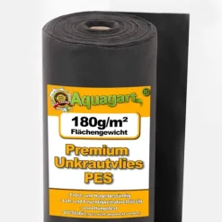 350 m² Ogräsbekämpningstyg Trädgårdsfleece Mulchtyg Fleece 180 g 2 m bred Premium Quality