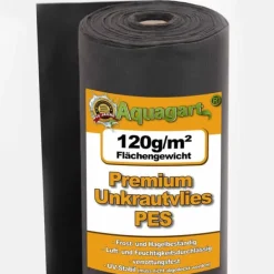 Clearance 300 m² Trädgårdsfleece Ogräsbekämpningstyg Mulchtyg Ogräsbekämpningsmembran Geotexilmembran 120 g 1 m w. Markduk & Fiberduk