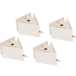 Clearance 4 st mini hängande trä fågelholk bon bur prydnad hantverk för trädgård innergård dekor För Fåglar & Småvilt