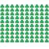 100 st Trädgårdsskjulklämmor Plaststabil mångsidig filmskuggningsnätklämmor för växthus 11 mm/0,43 tum