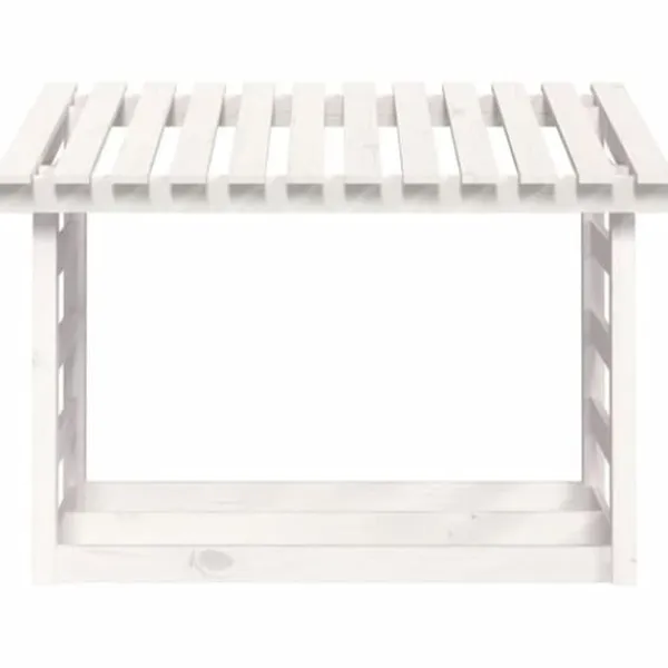 vidaXL 822443 Vedhållare Vit 108x64,5x78 cm Furu