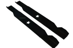 2 X 46 CM 36" gräsklippare kniv för Husqvarna LT-112, LT-130, LTH-130