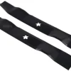 Sale 2 X 49 CM gräsklippare kniv för Husqvarna McCulloch Flymo Partner Jonsered 5811163-01 5321925-55 Trädgårdsmaskiner