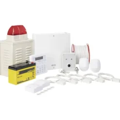 ABUS AZAA10200 Terxon SX Larmsystem-set Larmzoner 8x trådbundna, 1x sabotagezon