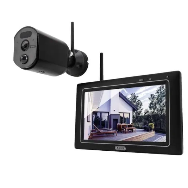 ABUS EasyLook BasicSet PPDF17000 Övervakningskameraset Radio 4 kanaler med 1 kamera 2304 x 1296 pixel 2.4 GHz