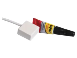 ABUS Potential-free Glass Breakage Detector with Adhesive - Gassensor - kabelansluten - vit