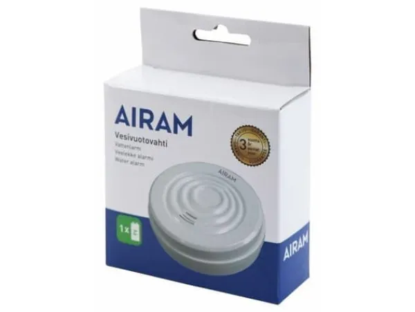 Clearance Airam 7126605 water leak alarm 9V Läckagedetektorer