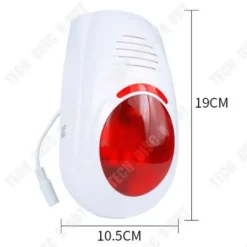 Alarm - TD® - Fjärrstyrd - Infraröd - Väggmonterad - Inomhus - 7-9m räckvidd