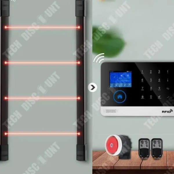Alarm - TD® - Graffiti - Intelligent - Wifi - Färgskärm TFT 2.4 tum