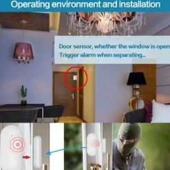 Alarmkit - LUNAVO - Pekskärm - Infraröd Detektion - Intelligent Wifi
