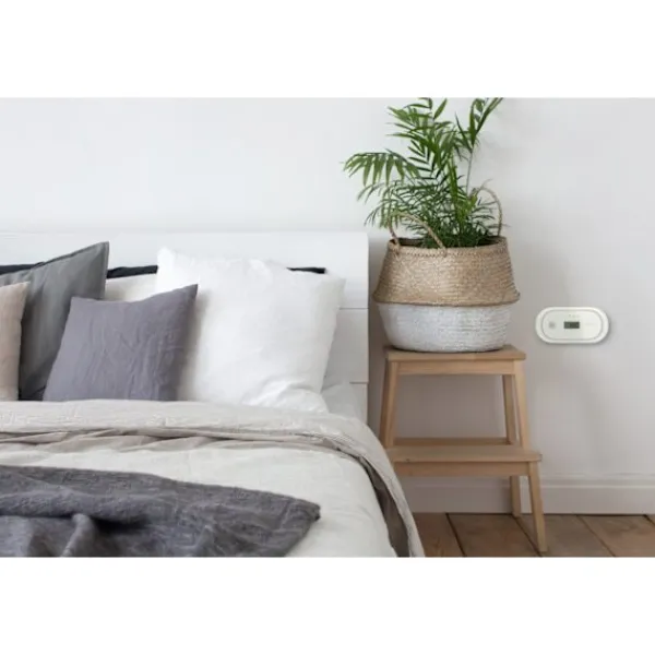 New Alecto Set med rökdetektor och kolmonoxidvarnare Vit Rök- & Koloxiddetektorer