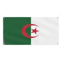 Sale Algeriet flaggbanner 6 öljetter 60x120cm i polyester Flaggor & Vindstrutar