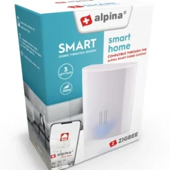 Alpina Zigbee Smart Vibrations-Sensor 3,4 x 4,1 cm