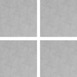 Discount Aluminium Rutplattor 4 st Halkfria - Säker och stilren design | Storlek: 40x40 cm Trädgårdsprydnader