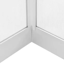 Hot Aluminiumväxthus 302x190x195 cm - Rymligt & UV-beständigt | Färg: Grå | Storlek: 302x190x195 cm Växthus