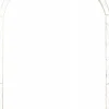 Anna Rose Arch - Rustic Country House Style Garden Arch, Antique Cream Metal, 220cm Passage Height