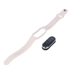 Anti Mosquito Armband Watch Silica Gel USB Uppladdningsbart Ultraljud Myggmedel Armband för Outdoor White