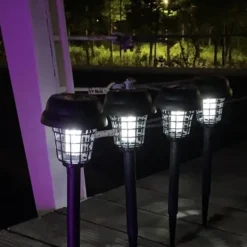 Anti-insektslampa - Solcellslampa - 2 st - Repellent - Anti-regn - Insektsfälla