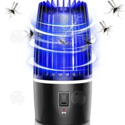 Discount Anti-mygglampa - INN® - Myggdödare USB - Lila - 5W - Inbyggd nattljus Insektsmedel & Djuravvisande Medel