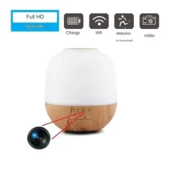 Aromaterapi luftfuktare spionkamera 4K Wifi HD
