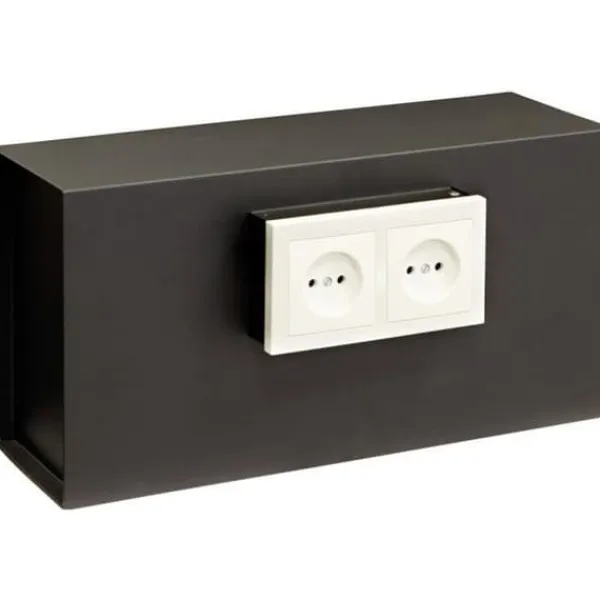 New ARREGUI Socket 23000W-S1 osynlig vägg-in kassaskåp - Svart - 12 L - Nyckel Kassaskåp