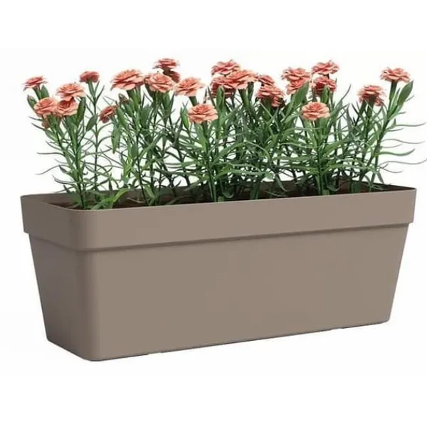 Online ARTEVASI Jardinière - Plast - Taupe - Rektangulär - L49,9 x P20 x H18,1cm Krukor & Växtbehållare