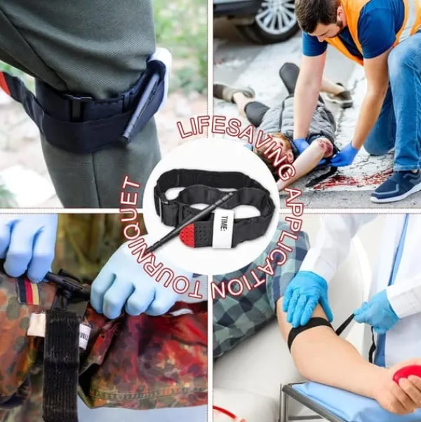 Best Auledio Turnstile Tactical Turniquet Emergency Kit för jakt och vandring, för allvarliga nödsituationer utomhus och blodförlustkontroll van Beredskapsplaner