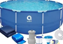 Viking Choice Avenli 305 cm Rund Poolset med Pump för Trädgårdsentusiaster