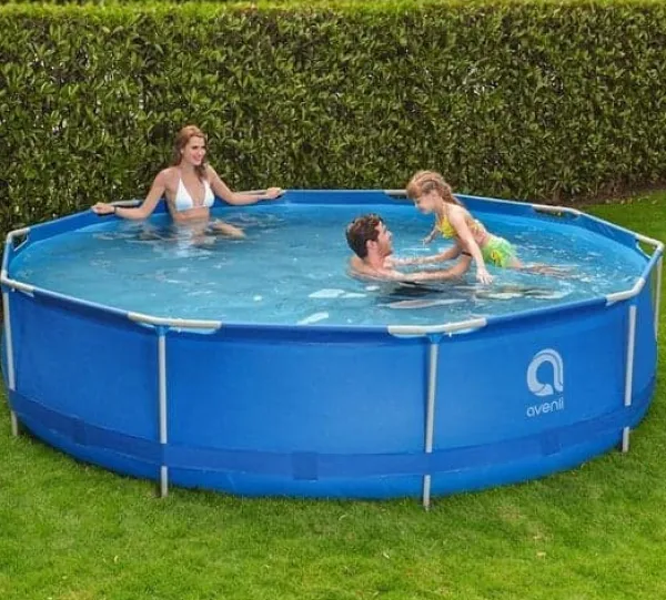 Viking Choice Avenli 305 cm Rund Poolset med Pump för Trädgårdsentusiaster