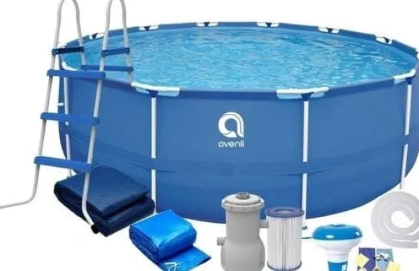 Viking Choice Avenli pool 420 x 84 cm med pump - komplett set