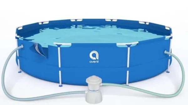 Viking Choice Avenli pool 420 x 84 cm med pump - komplett set