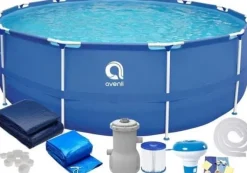 Viking Choice Avenli pool 420 x 84 cm med pump - komplett set