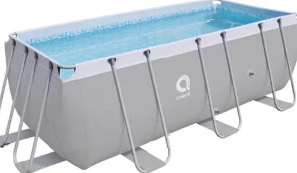 Hot Avenli 400x200x99cm Rektangulär Uppmonterad Pool med Filterpump för Trädgårdsentusiaster Pooler