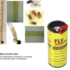 AYNEFY Insektsfångare 24st Insektsfällor Flugor Myggavvisande flugpappersrulle för inomhusbruk