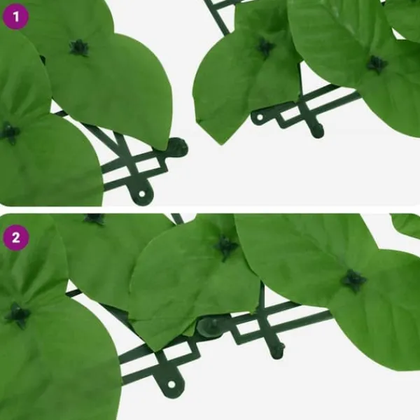 Balkongskärm med gröna blad - Integritet och atmosfär | Storlek: 400x75 cm Valvbågar, Spaljéer, Bersåer & Pergolor